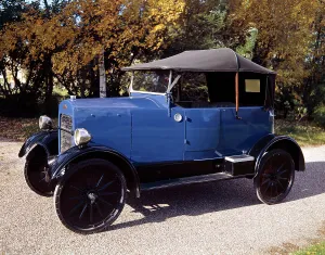 Vintage Automobile Drucke: A 1924 Trojan