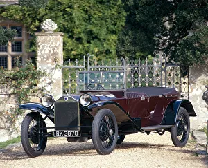 Vintage Road Transport Drucke: A 1926 Lancia Lambda 6th series