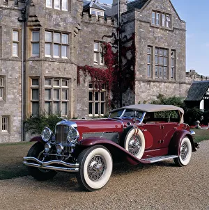 Vintage Automobiles Drucke: 1928 Duesenberg J type