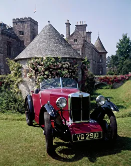 National Motor Museum Collection Items Drucke: 1930 MG Midget M Type
