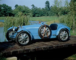 Vintage Bugatti Cars Drucke: A 1933 Bugatti Type 51A