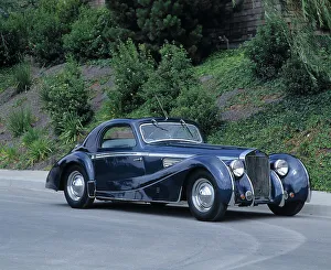 Vintage Motor Car Images Drucke: 1937 Delage D8