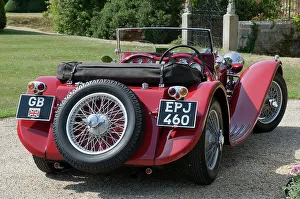 Classic Convertible Cars Drucke: 1937 SS 100