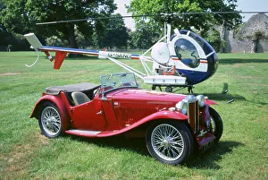 British Classic Car Drucke: 1938 MG TA