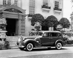 Old American Automobiles Drucke: 1938 Packard Super 8, (c1938?)