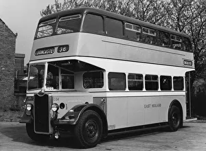 Black And White Bus Photos Drucke: 1944 Guy Arab bus. Creator: Unknown