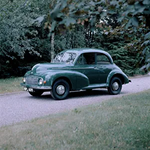 Vintage Road Transport UK Drucke: 1949 Morris Minor