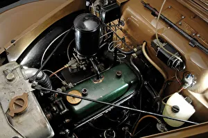 Vintage UK Transport Drucke: 1950 Lanchester LD10