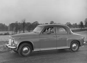 Vintage Saloon Cars UK Drucke: 1955 Rover 75. Creator: Unknown