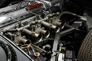 Classic British Sports Car Drucke: 1956 Jaguar D type