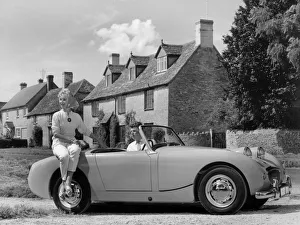 Die 1958er Austin-Healey Frog-Eye-Sprite, Erfinder unbekannt