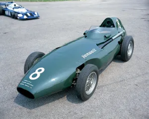 Vintage Motor Sport Drucke: A 1958 Vanwall