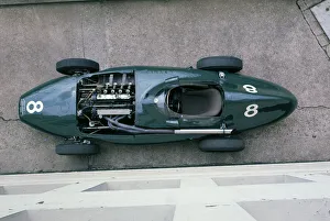 Classic Racing Automobiles Drucke: 1958 Vanwall viewed from above. Creator: Unknown