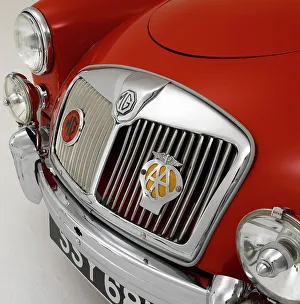 Retro Road Transport Drucke: 1959 MG A