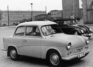 Retro Transport Vehicles Drucke: 1960 Trabant. Creator: Unknown
