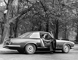 Retro Transport Vehicles Drucke: 1964 Gordon Keeble with driver. Creator: Unknown