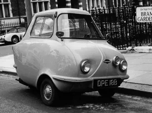 Der 1964er Scootacar-Microcar, Erfinder unbekannt