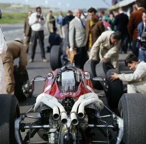 National Motor Museum Collection Items Drucke: 1966 Ferrari 312 Formula 1 engine. Creator: Unknown