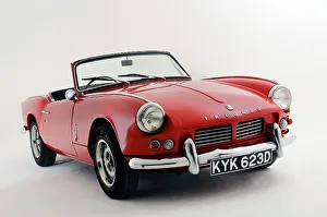 Classic Road Transport Vehicles Drucke: 1966 Triumph Spitfire Mk2