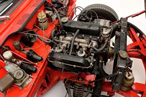 Die 1966er Triumph Spitfire Mk2 Künstler unbekannt