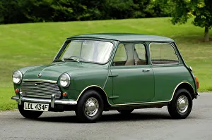 Retro Road Transport Drucke: 1968 Morris Mini