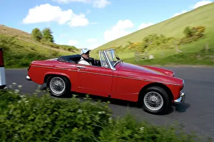 MG Midget Classic Car Drucke: 1969 MG Midget