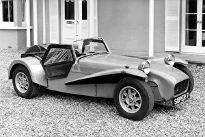 Classic British Sports Car Drucke: 1975 Caterham Seven. Creator: Unknown
