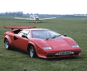 Italian Sports Car Drucke: 1982 Lamborghini Countach 400