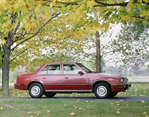 National Motor Museum Transport Drucke: 1983 Cadillac Cimarron. Creator: Unknown