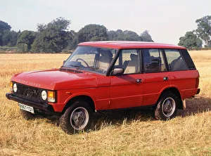 Unknown Creator Automotive Artwork Drucke: 1985 Range Rover. Creator: Unknown