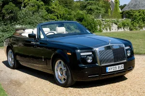 Luxury Convertible Cars Drucke: 2009 Rolls Royce Phantom Drophead Coupe