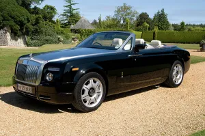 Luxury Convertible Cars Drucke: 2009 Rolls Royce Phantom Drophead Coupe
