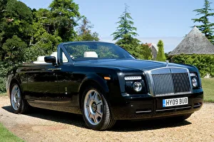 Luxury Convertible Cars Drucke: 2009 Rolls Royce Phantom Drophead Coupe