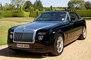 National Motor Museum Transport Drucke: 2009 Rolls Royce Phantom Drophead Coupe