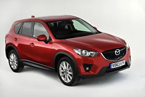 Studio Shot Of A Car Drucke: 2013 Mazda CX-5