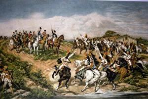 Cavalry Battle Scene Drucke: 2683719