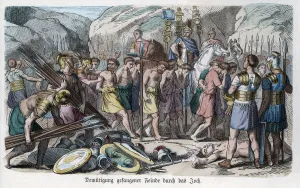 Ancient Battle Scene Drucke: 2683924