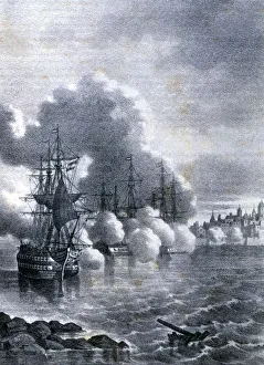 Naval Battle Engraving Drucke: 2684501