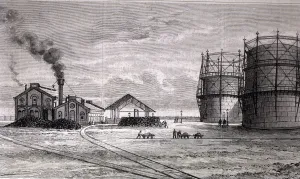 Black And White Industrial Scene Drucke: 2684651