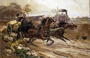Vintage Horse Drawn Carts Drucke: 2684822