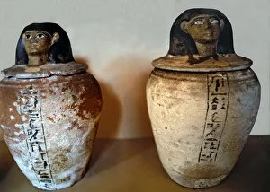 Ancient Egyptian Canopic Jars Drucke: 2684956
