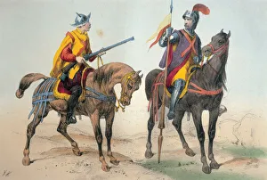 Horseback Soldiers Drucke: 2685124
