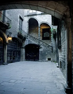 Historic Stone Staircase Drucke: 2686188