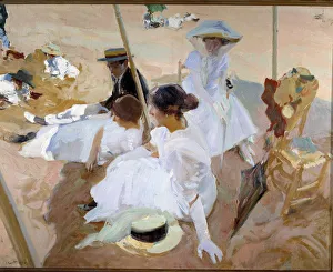 Impressionist Beach Scene Drucke: 2686406