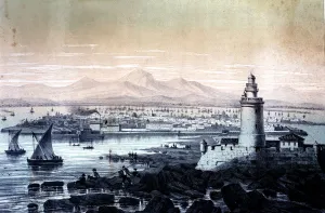 Vintage Harbor Scene Drucke: 2686414