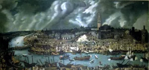 Industrial Harbor Scene Drucke: 2686430