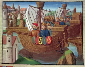 Medieval Sailing Vessels Drucke: 2686921