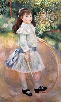 Young Girl In Garden Drucke: 2687007