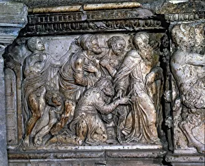 Roman Sarcophagus Relief Drucke: 2687030