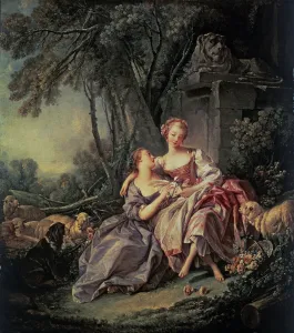Elegantly Dressed Women Drucke: 2687045